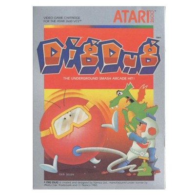 Dig Dug Atari 2600 Game Cartridge