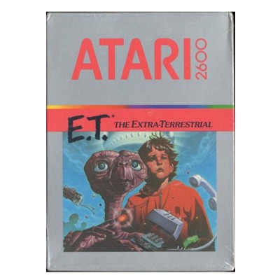 E.T. The Extra-Terrestrial Atari 2600 Game Cartridge