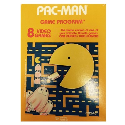 Pac-Man Atari 2600 Game Cartridge