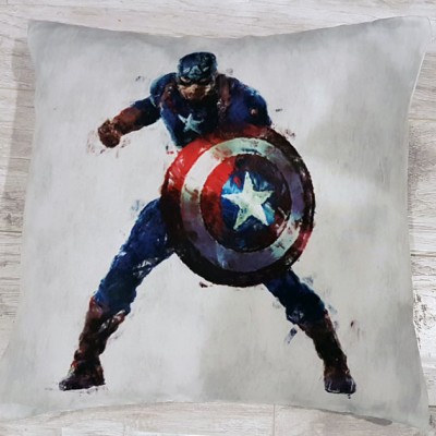 Super Hero Double Print Pillowcase Decorative Pillow Home Decor Captain America Full