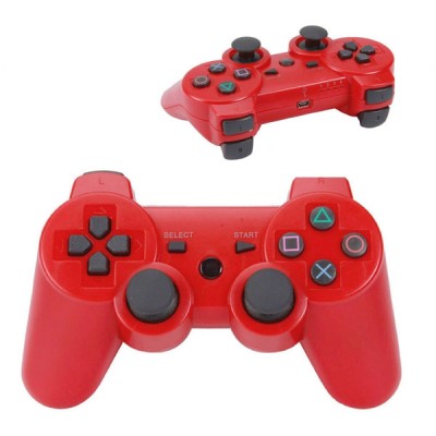 podofo Bluetooth Wireless Game Controller for PS3 (Red)